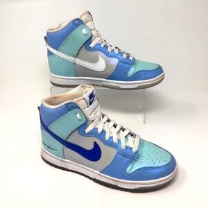 Nike Dunk High Next Nature Womens‎ 6 Blue White Casual Sneakers Shoes Colorway